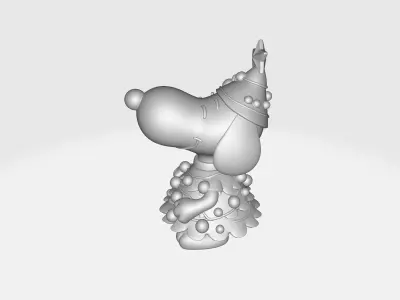 Enesco Jim Shore Snoopy Christmas Tree 3D Print  3D print model