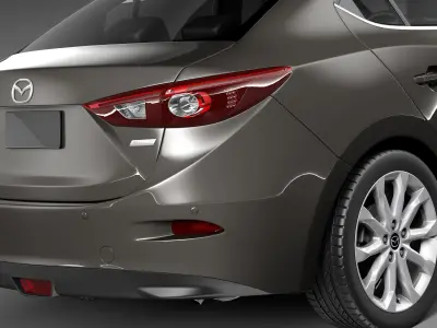 Mazda 3 Sedan 2014 3D model