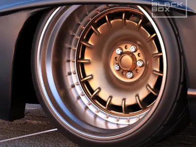 W1 WHEEL SET FRONT AND REAR WITH 2 OFFSETS 3D print model