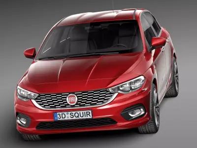 Fiat Tipo 2016 3D model