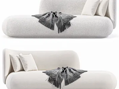 Ferm Living Rico Divan Sofa By Malls 3D model