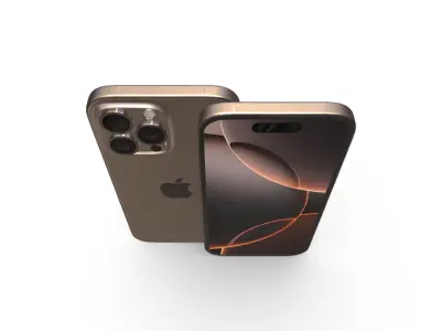 iPhone 16 Pro Desert Titanium Premium 3D model