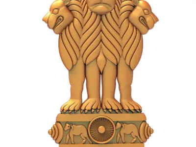 Column Capital 3D Model 3D model