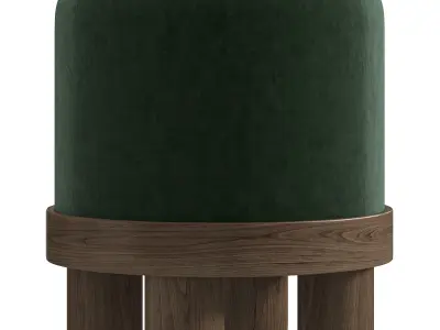 Pouffe Scandi 1 By Inmyroom 3D model