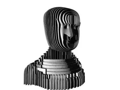Man Sculpture 3D Decorative Model 3D print model