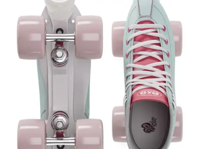 Rio Roller Script rollers Quads 3D model