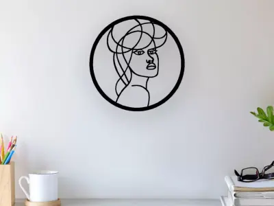 Wall Art 3D print model 18