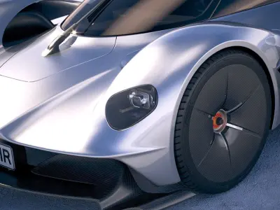 Aston Martin Valkyrie 2018 3D model