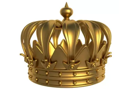Gold Crown 3D model