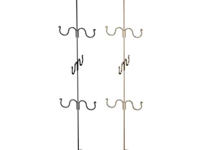 Christmas Stocking Holder Stand Holiday Home Decor 3D model