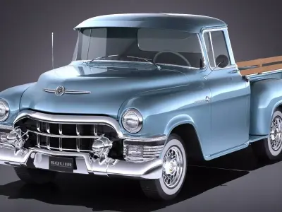 Generic Classic Pickup 1950  3D model