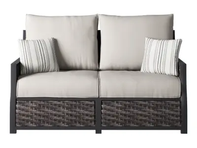 OVE Barcelona Firetable 4pcs II Sofa 3D model