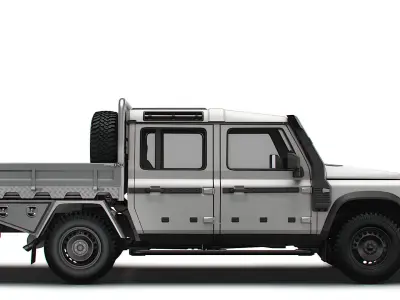 Ineos Grenadier Quartermaster Trialmaster Chassis Cab 2025 3D model