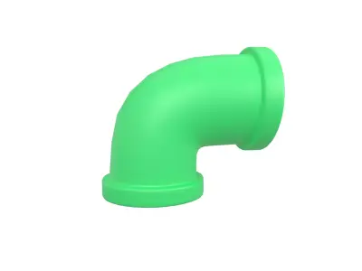 Pipe v8 006 Low-poly 3D model