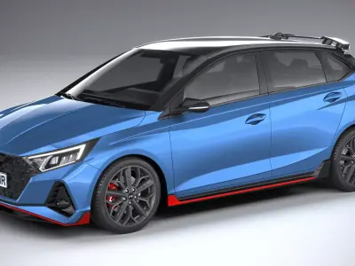 Hyundai i20 N 2021 3D model