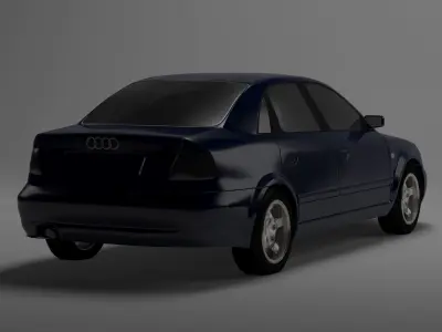 Audi 2006 Low-poly 3D model