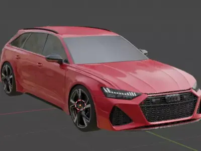 Audi RS 6 Avant Applied 3D model