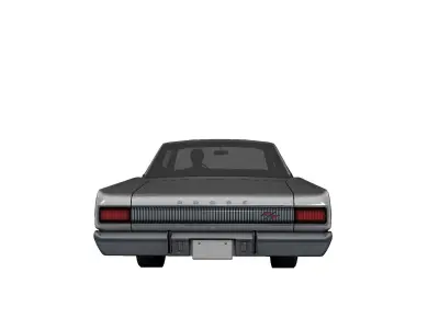 DODGE CHARGER RT 1967 Low-poly 3D model