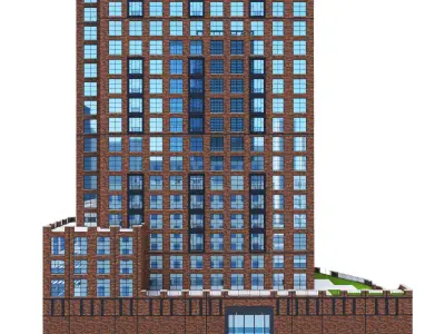 Abington House Building 3D model