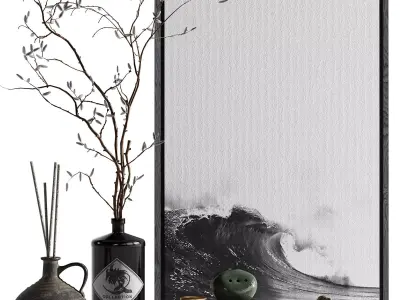 Decorative set 6 3D model purchase