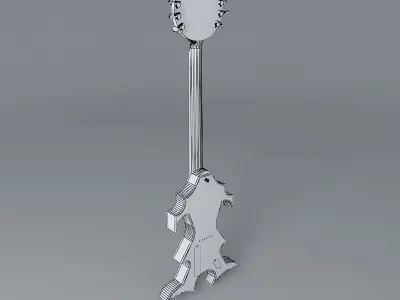 Alien guitar Free 3D model