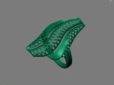 Women Plain Ring Ready STL Models Womens Ring 3d models 3D print model 12