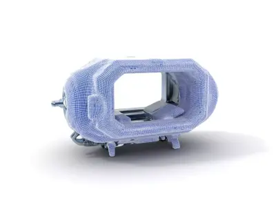 Futuristic Hypersleep Pod Model Pack Low-poly 3D model