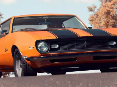 Chevrolet Camaro327 1968 model 3D model