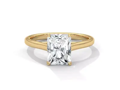 solitaire ring with detail images and 360 render videos 108 3D print model