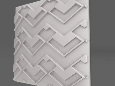 5 WALL PANELS 3DWPRAJCOL1  3D Model Collection