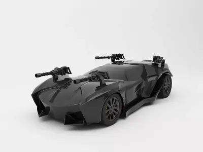 Concept Car 3D Model 3D model