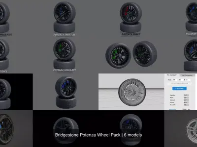 Bridgestone Potenza Wheel Pack