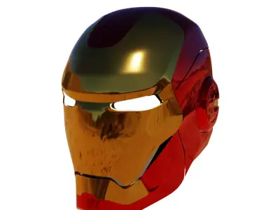 Ironman Head Free 3D model