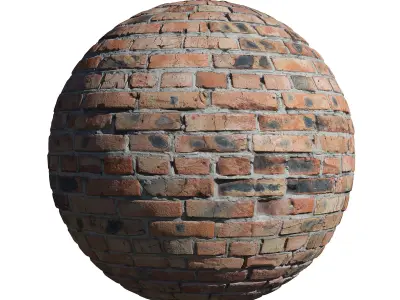 Ultra realistic Brick Old wall Scan 3D model