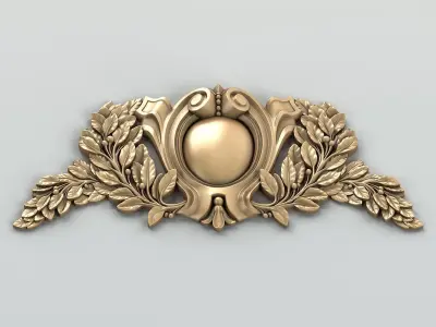 Cartouche 004 3D model