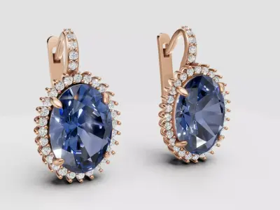 Luxury Earring 3D print model