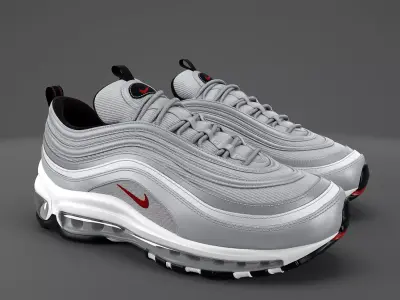 Air max 97 Nike PBR  Low-poly 3D model