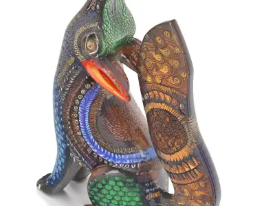 Alebrije Coyote Free 3D model