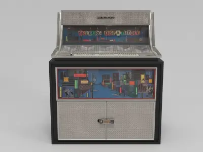 Seeburg Discotheque Jukebox 1965 3D model