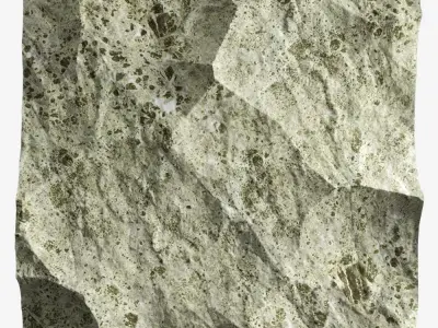 340-RockPanel piece of rock 3D model