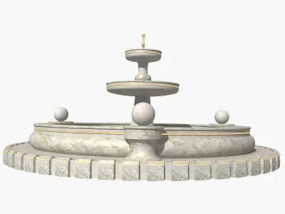 Fountain 01 3D model