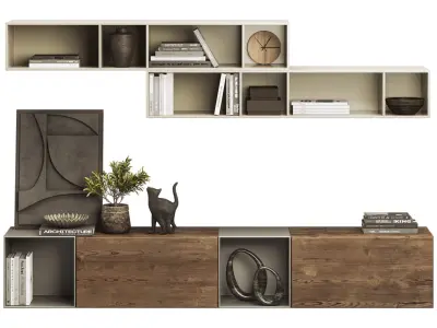 Lugano Wall Unit 3D model