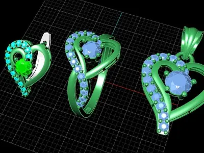 do bo trang suc nu  3D print model