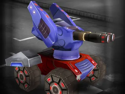 Tank Hero 2015 Pack  Low-poly 3D model