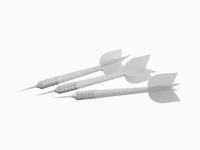 Dart 01 Low-poly 3D model