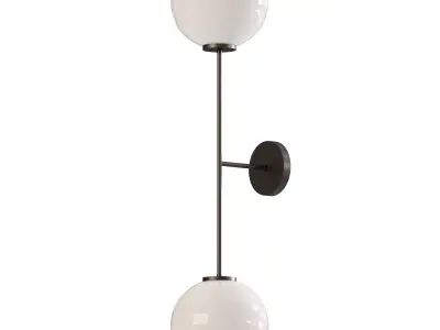 Cassia Double Wall Sconce 3D model