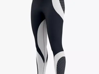 Women Tight Leggings Low-poly 3D model