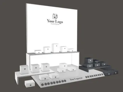 Luxury showcase model 3D model