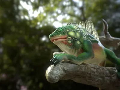 Parody of Andean Dragon 3D model