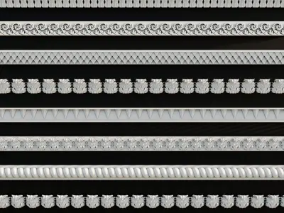 Ornament Pack Vol 22 - Baroque Neoclassicism Antique 3D model